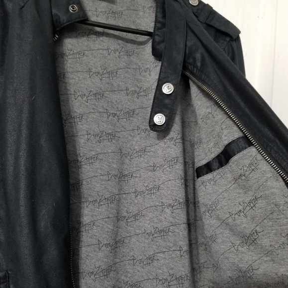 Von Zipper Black Bomber jacket(M) - Picture 4 of 6